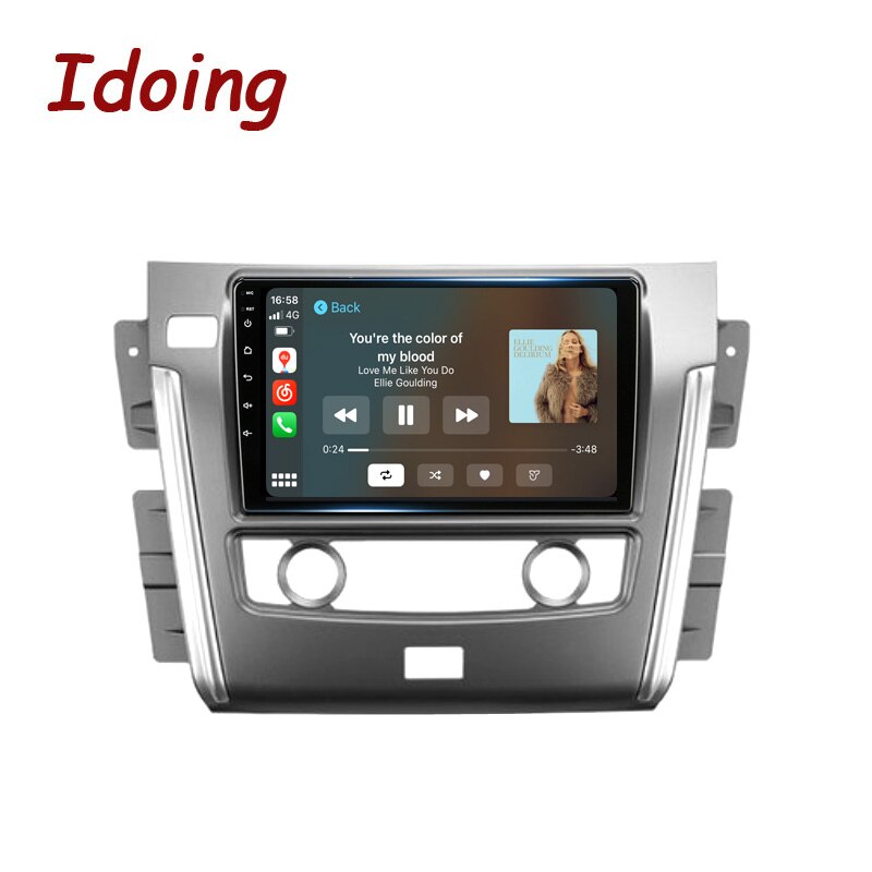 Idoing 10.2 inch Car Android Stereo Head Unit For Nissan Patrol Y62 2010-2020 Car Radio Multimedia Video Player Audio Navigation GPS|