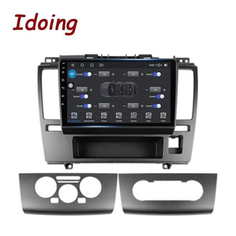 Idoing 9inch Car Stereo Head Unit 2K For Nissan Tiida C11 2004-2013 Androidauto Radio Multimedia Video Player GPS Navigation No 2din