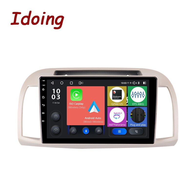 Idoing Car Stereo Head Unit 2K For Nissan March 3 K12 2002 2010Android Radio Multimedia Video Player GPS Navigation Audio No2din| |   - AliExpress