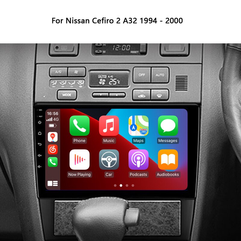 Idoing 9 inch Car Stereo Head Unit 2K For Nissan Cefiro 2 A32 1994-2000 Androidauto Radio Multimedia Video Player GPS Navigation Audio