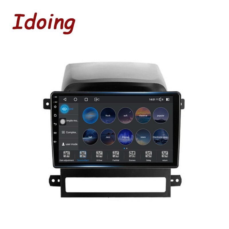Idoing 9 inch Car Stereo Head Unit For Chevrolet Captiva I 1 2006-2011 Radio Multimedia Player Video Navigation GPS Android No 2din