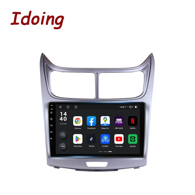 Idoing 9inch Android Head Unit Audio Stereo For Chevrolet Sail 2009-2013 Car Radio Multimedia Video Player Navigation GPS No 2din