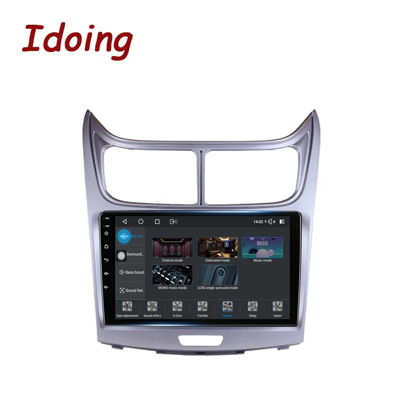 Idoing 9inch Android Head Unit Audio Stereo For Chevrolet Sail 2009-2013 Car Radio Multimedia Video Player Navigation GPS No 2din