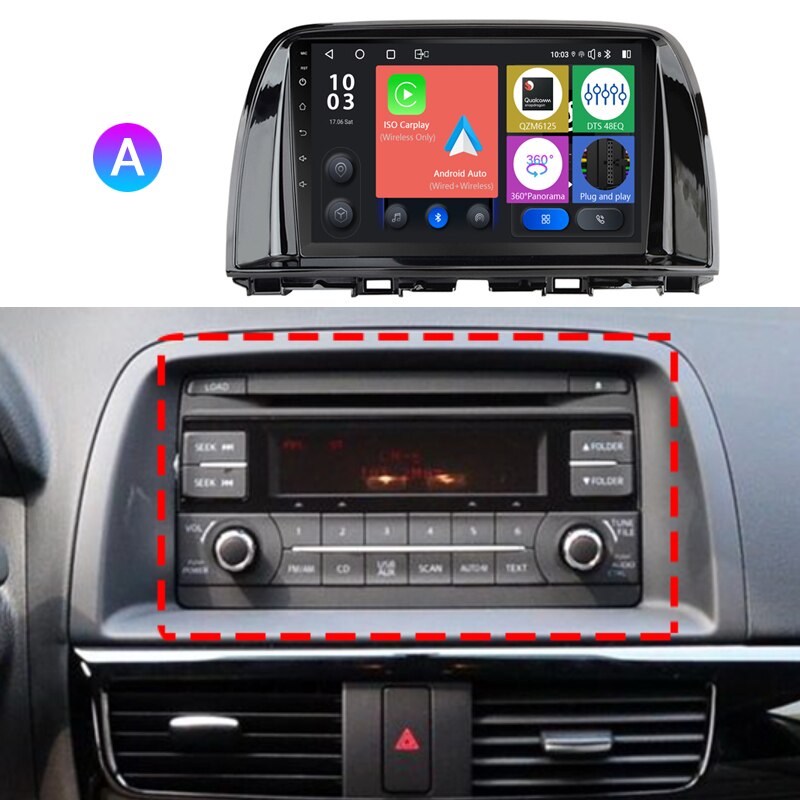 Idoing Android Car Radio Head Unit For Mazda CX5 CX 5 CX 5 2012-2015 Multimedia Video Player Navigation Stereo Auto GPS No 2din