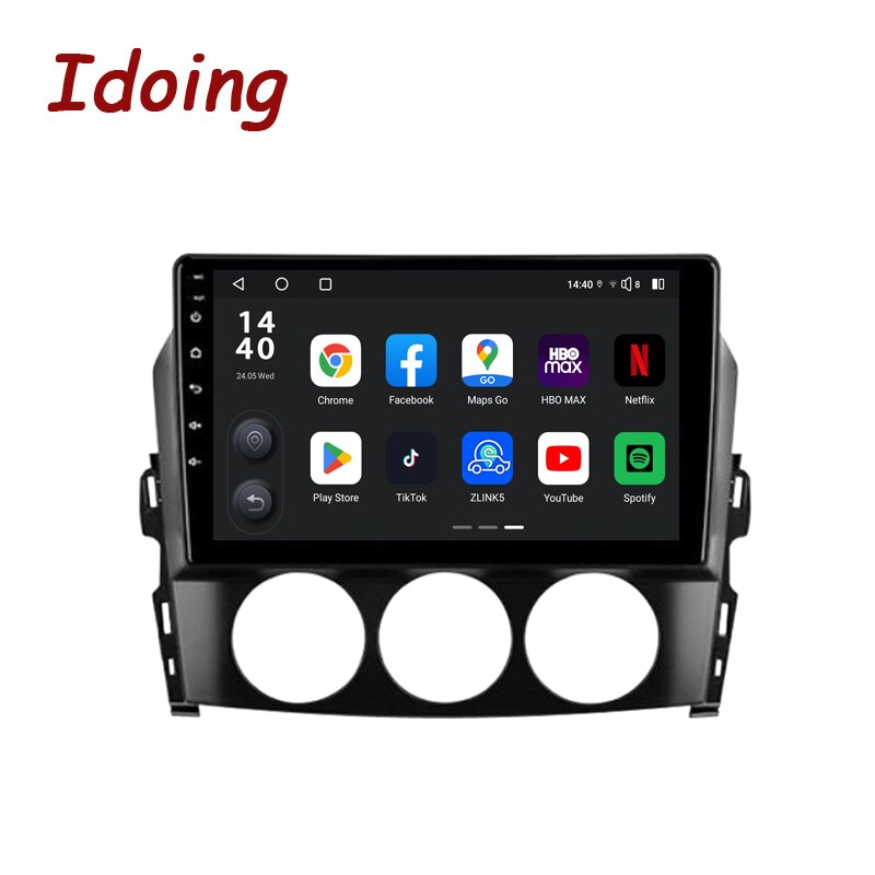 Idoing 9inch Android Head Unit 2K For Mazda MX 5 III 3 NC 2008-2015 Car Radio Multimedia Video Player Navigation Stereo GPS No 2din