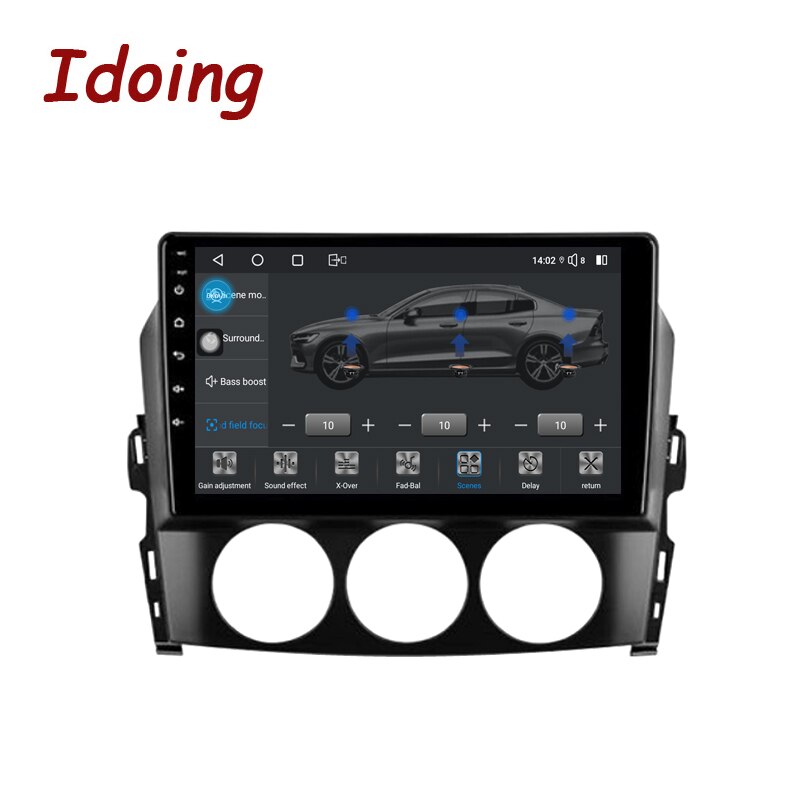 Idoing 9inch Android Head Unit 2K For Mazda MX 5 III 3 NC 2008-2015 Car Radio Multimedia Video Player Navigation Stereo GPS No 2din