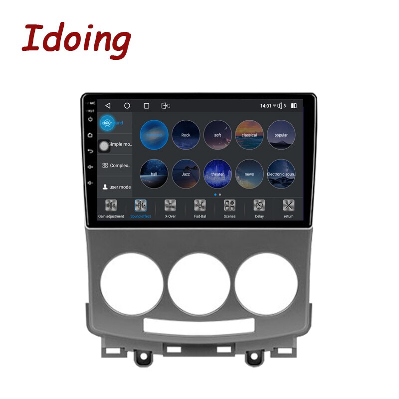 Idoing 9 inch Android Head Unit 2K For Mazda 5 2 CR 2005-2010 Car Radio Stereo Multimedia Video Audio Player Navigation GPS No 2din