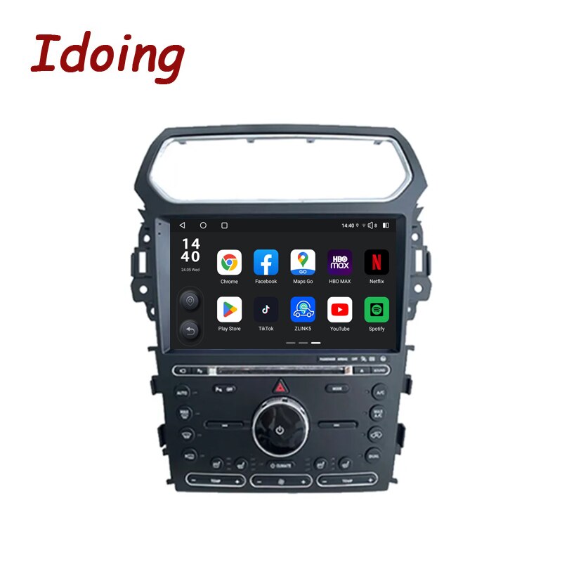 Idoing 10.2INCH Car Stereo Head Unit 2K For Ford Explorer 5 2011-2019 Android Radio Multimedia Video Player Navigation 8G+128G No2din