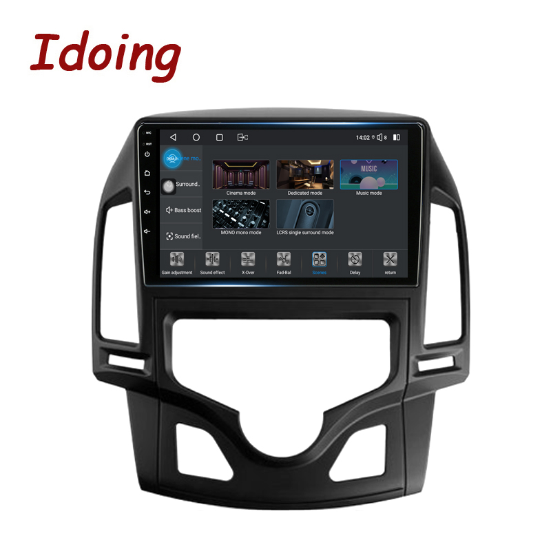 Idoing 9"Androidauto Head Unit 2K For Hyundai i30 1 FD 2007-2012 Car Radio Stereo Multimedia Video Player Navigation GPS No 2din