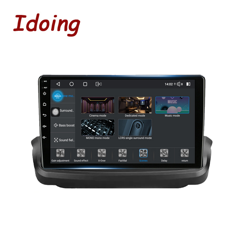 Idoing 9"Android Head Unit 2K For Hyundai Rohens Coupe Genesis Coupe 2009-2012 Car Radio Stereo Multimedia Player Navigation GPS No 2din 8G+128G