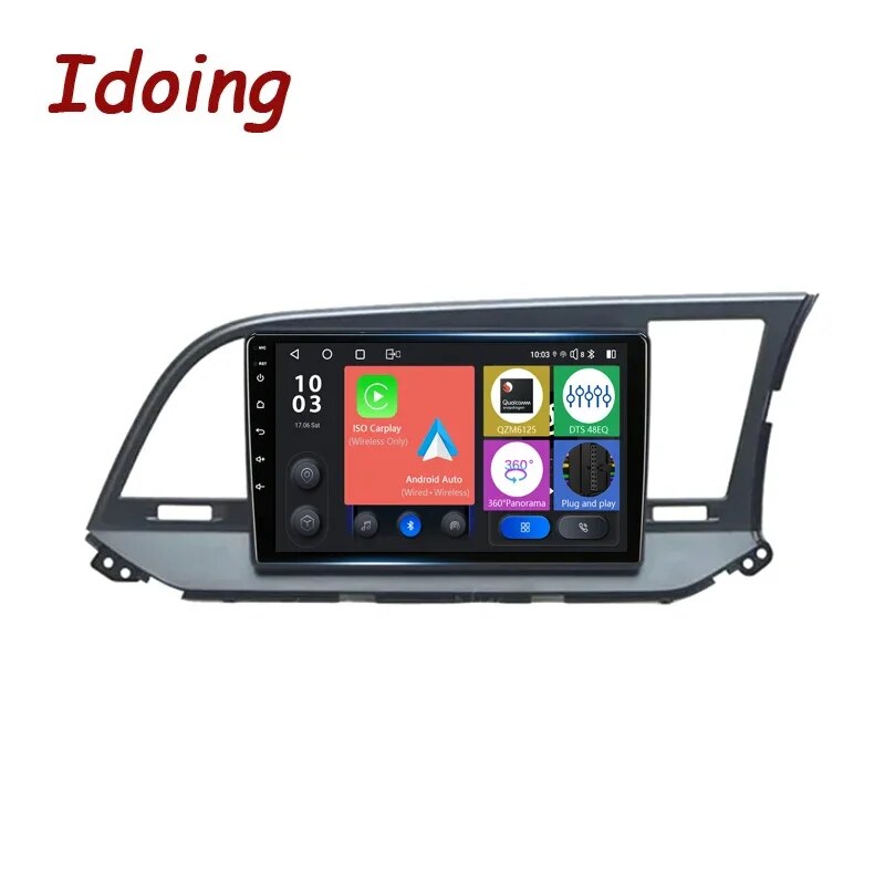 Idoing 9"Android Head Unit 2K For Hyundai Elantra 6 2015 2019 RHD Car Radio Stereo Multimedia Video Player Navigation GPS No2din