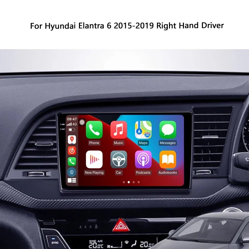 Idoing 9"Android Head Unit 2K For Hyundai Elantra 6 2015-2019 RHD Car Radio Stereo Multimedia Video Player Navigation GPS No2din