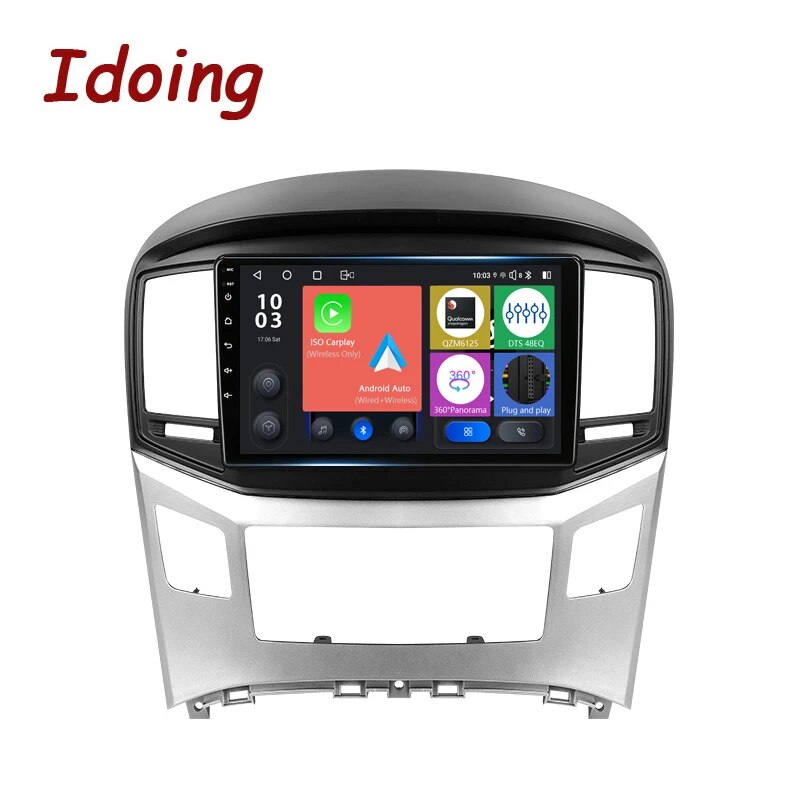 Idoing9"2K Android Head Unit For Hyundai H1 II 2 TQ 2015-2021 Car Autoradio Stereo Multimedia Video Player Navigation GPS No2din