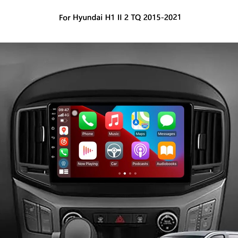 Idoing9"2K Android Head Unit For Hyundai H1 II 2 TQ 2015-2021 Car Autoradio Stereo Multimedia Video Player Navigation GPS No2din