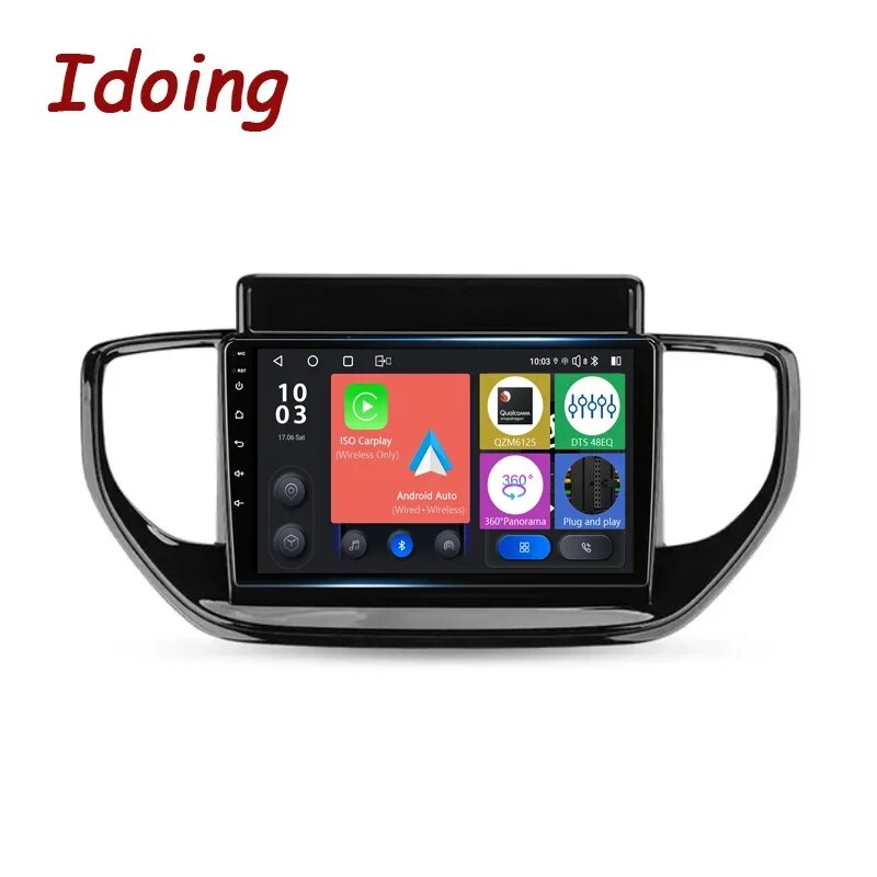 Idoing 9"Android 2K Head Unit For Hyundai Solaris 2 II 2020 2021 Car Radio Stereo Multimedia Video Player Navigation GPS No2din