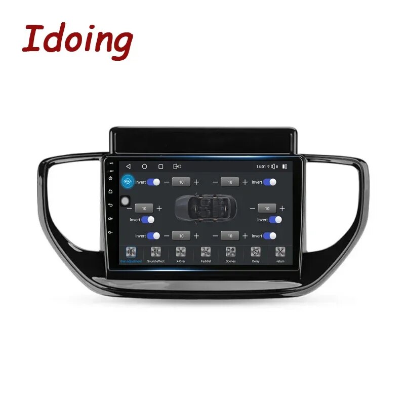 Idoing 9"Android 2K Head Unit For Hyundai Solaris 2 II 2020-2021 Car Radio Stereo Multimedia Video Player Navigation GPS No2din