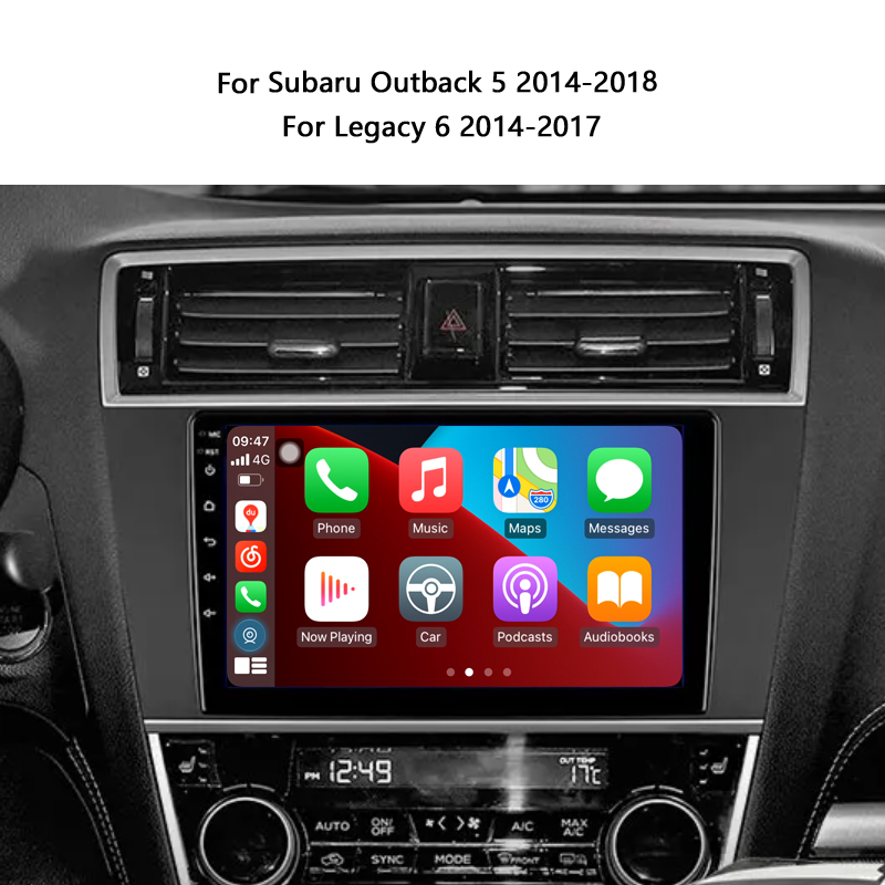 Idoing 9"Android Head Unit For Subaru Outback 5 2014-2018 Legacy 6 2014-2017 Car Radio Stereo Multimedia Player Navigation GPS No2din 8G+128G