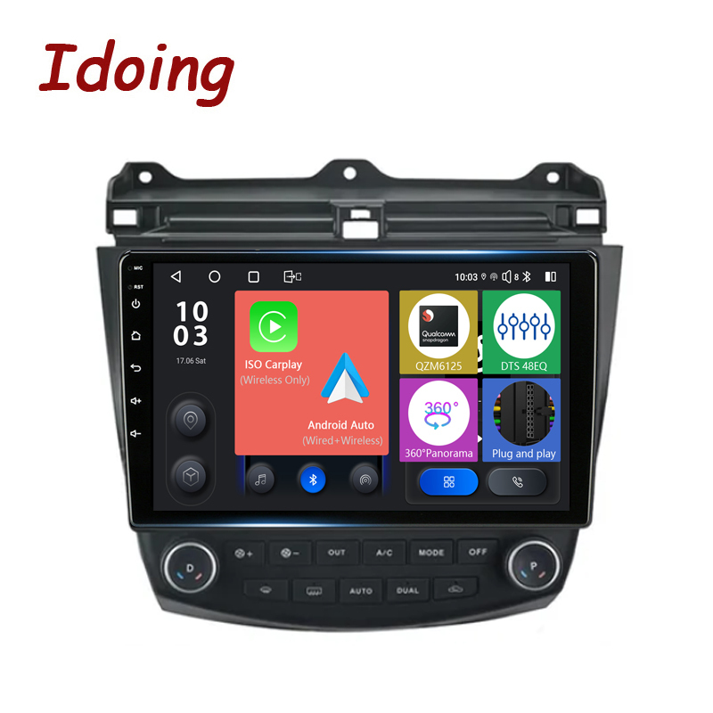 Idoing Android Stereo Head Unit For Honda Accord 7 CM UC CL 2005-2008 Car Radio Multimedia Video Player Navigation GPS No2din