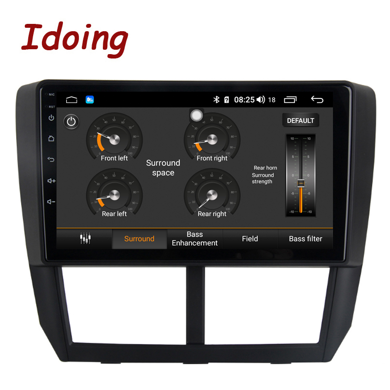 Idoing 9"Car Radio GPS Multimedia Player Android12 Auto For Subaru Forester 3 SH 2008-2012 4G+64G Octa Core Navigation Head Unit