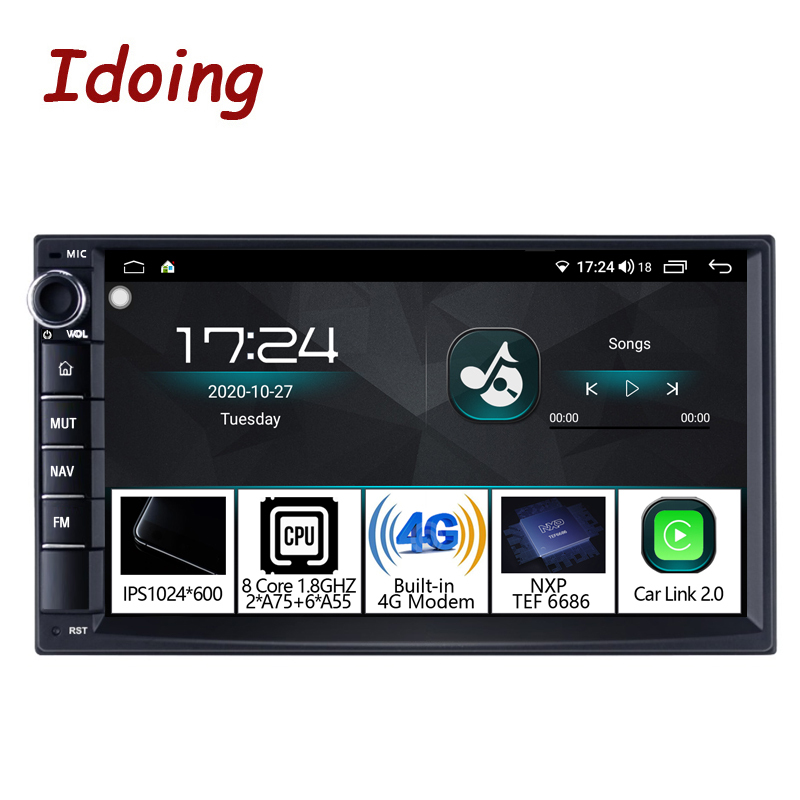 Idoing 2Din 7"Car Media Player Android Autoradio Head Unit For Mazda Almera Toyota Volkswagen Nissan Kia VW Qashqai Juke Peugeot