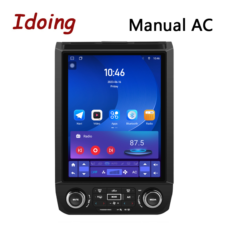 Idoing 12.1 inch Car Stereo Android Radio Player Navigation