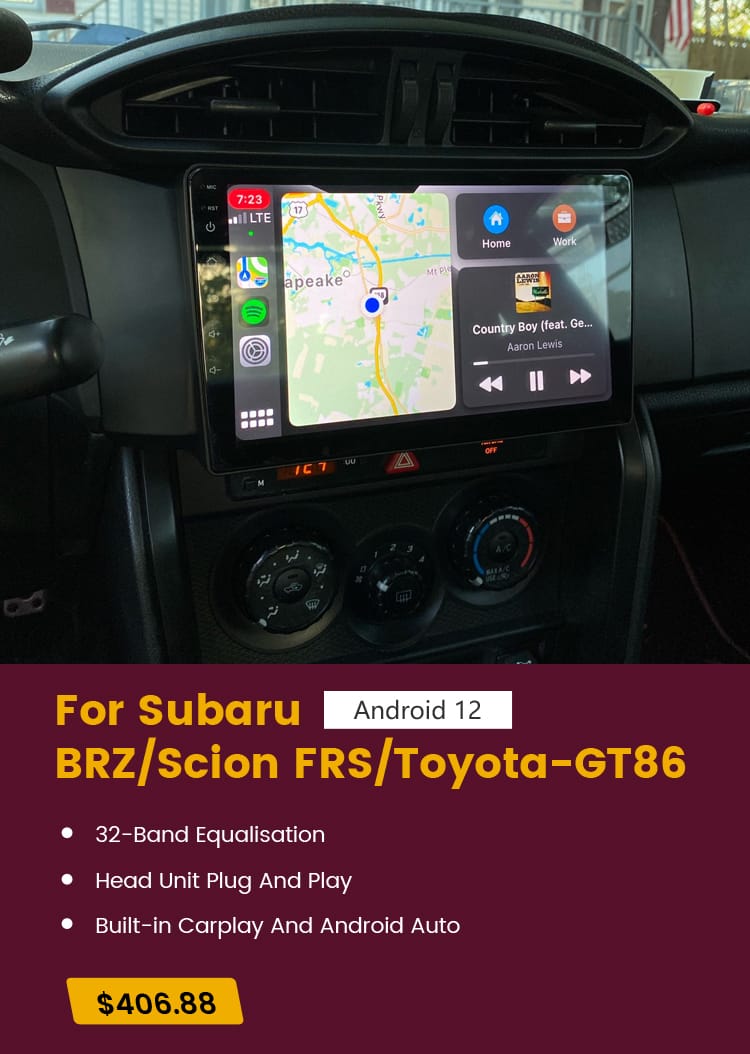 For Subaru BRZ 2012-2016
