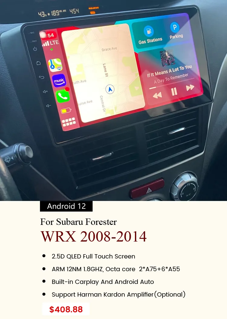 For Subaru Forester WRX 2008-2014
