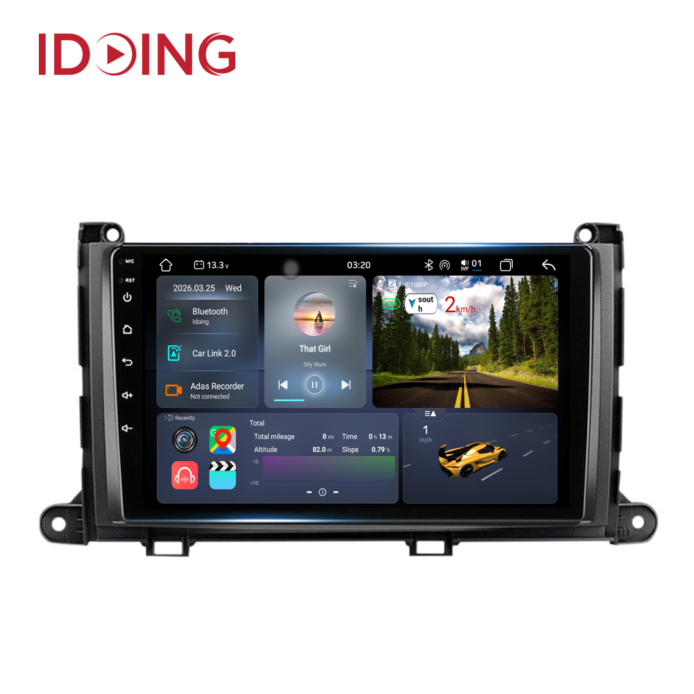 Idoing Android Stereo Head Unit 2K For Toyota Venza 2008-2016 Left