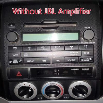 without JBL Amplifier