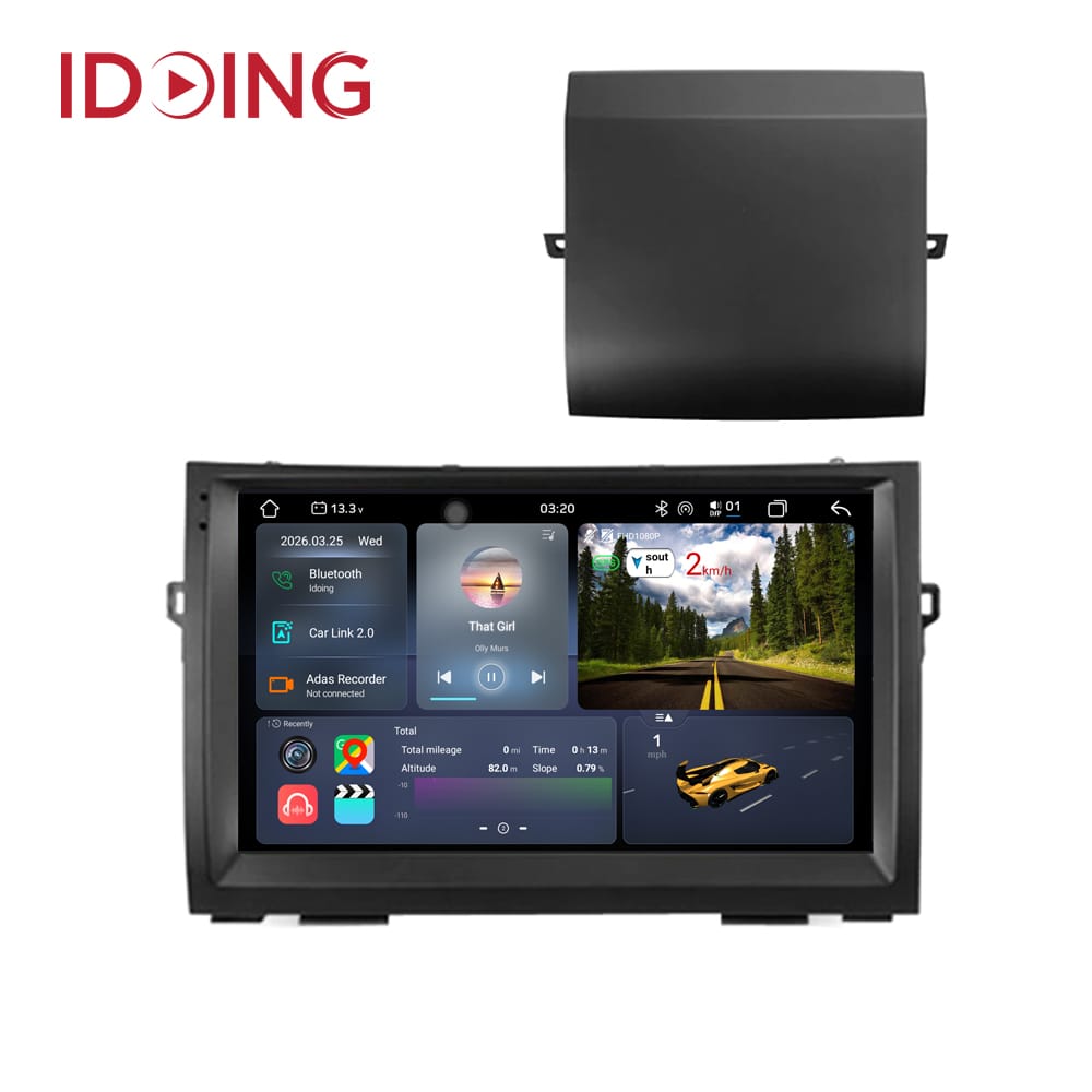 Idoing 9 inch Head Unit For Toyota Prius XW20 II 2 2003-2011 Car Radio Multimedia Video Player Navigation Stereo GPS Android No 2din