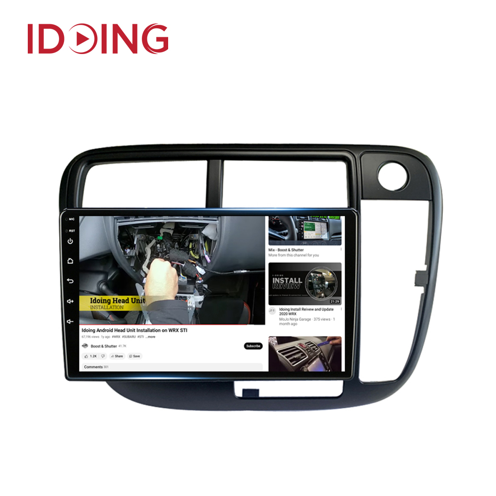 Idoing 9 INCH Android Car Radio Head Unit For Honda Civic 1998
