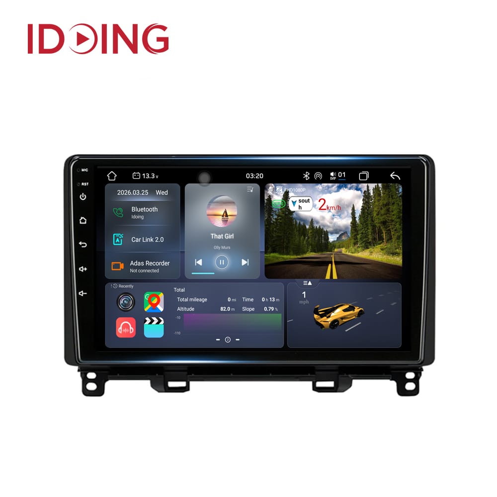 Idoing 10.2 inch Car Stereo Android Radio Player For Honda Jazz 4 2020-2021 Head Unit Multimedia Video Audio GPS Navigation No 2din