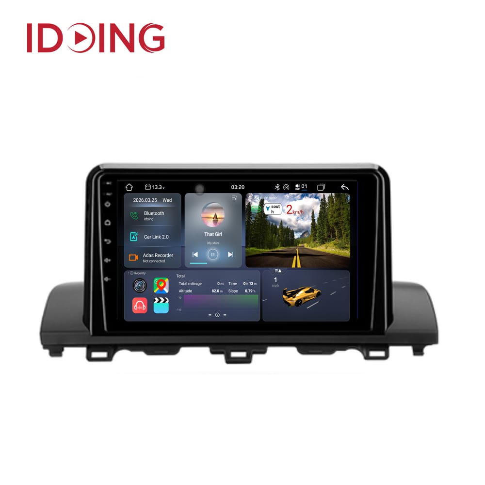 Idoing 9 inch Car Stereo Android Radio Multimedia Video Audio Player For Honda Accord 10 CV X 2017-2021 Navigation GPS Head Unit No 2din