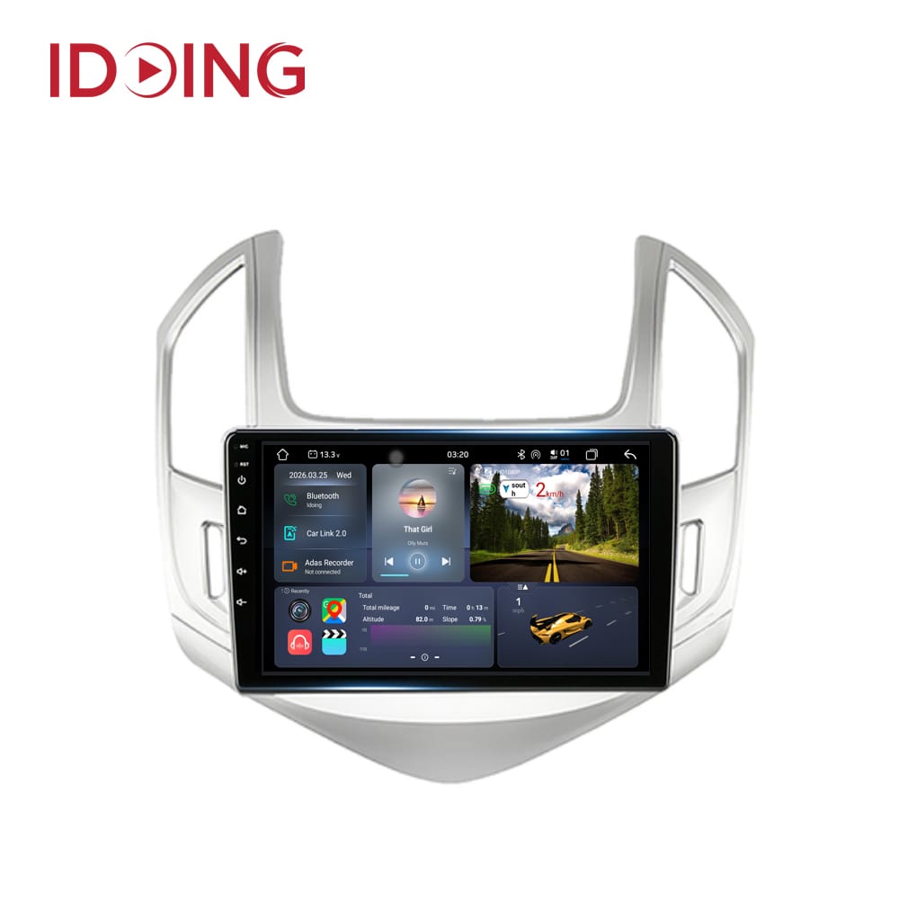 Idoing 9 inch Car Stereo Head Unit For Chevrolet Cruze J300 J308 2012-2015 Radio Multimedia Player Video Navigation GPS Androidauto