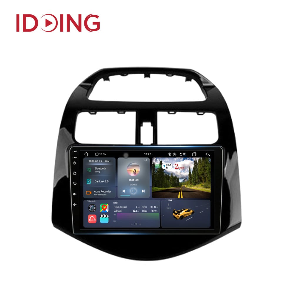 Idoing 9inch Car Stereo Android Radio Multimedia Player For Chevrolet Spark M300 2009-2016 Navigation GPS Head Unit 6G+128G No 2din
