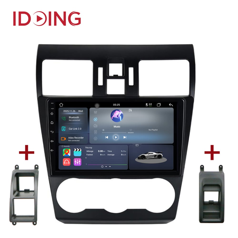 Idoing 9 inch Car Stereo Radio Player For Subaru Forester 4 SJ Impreza 2012-2015 For Subaru WRX 2012-2015 GPS Navigation Head Unit