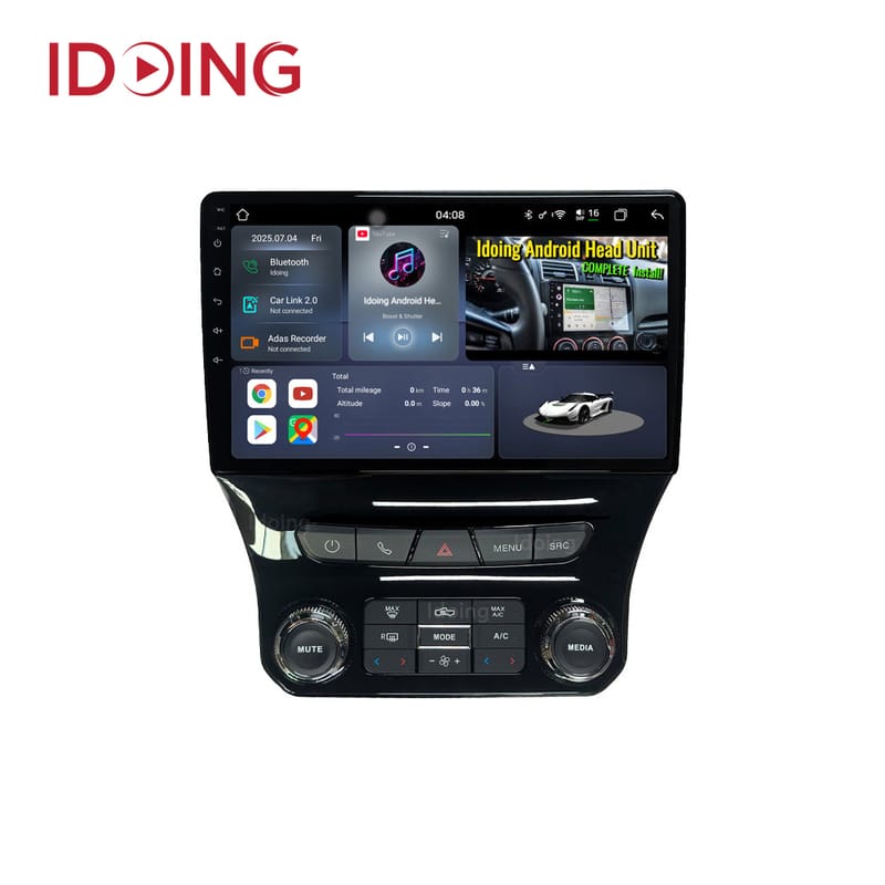 Idoing 10.2inch Android 13 Radio Head Unit For Dodge Ram 1500 2019-2024 Car Stereo Audio Radio Multimedia Video Player Wireless Carplay & Android Auto Car Radio