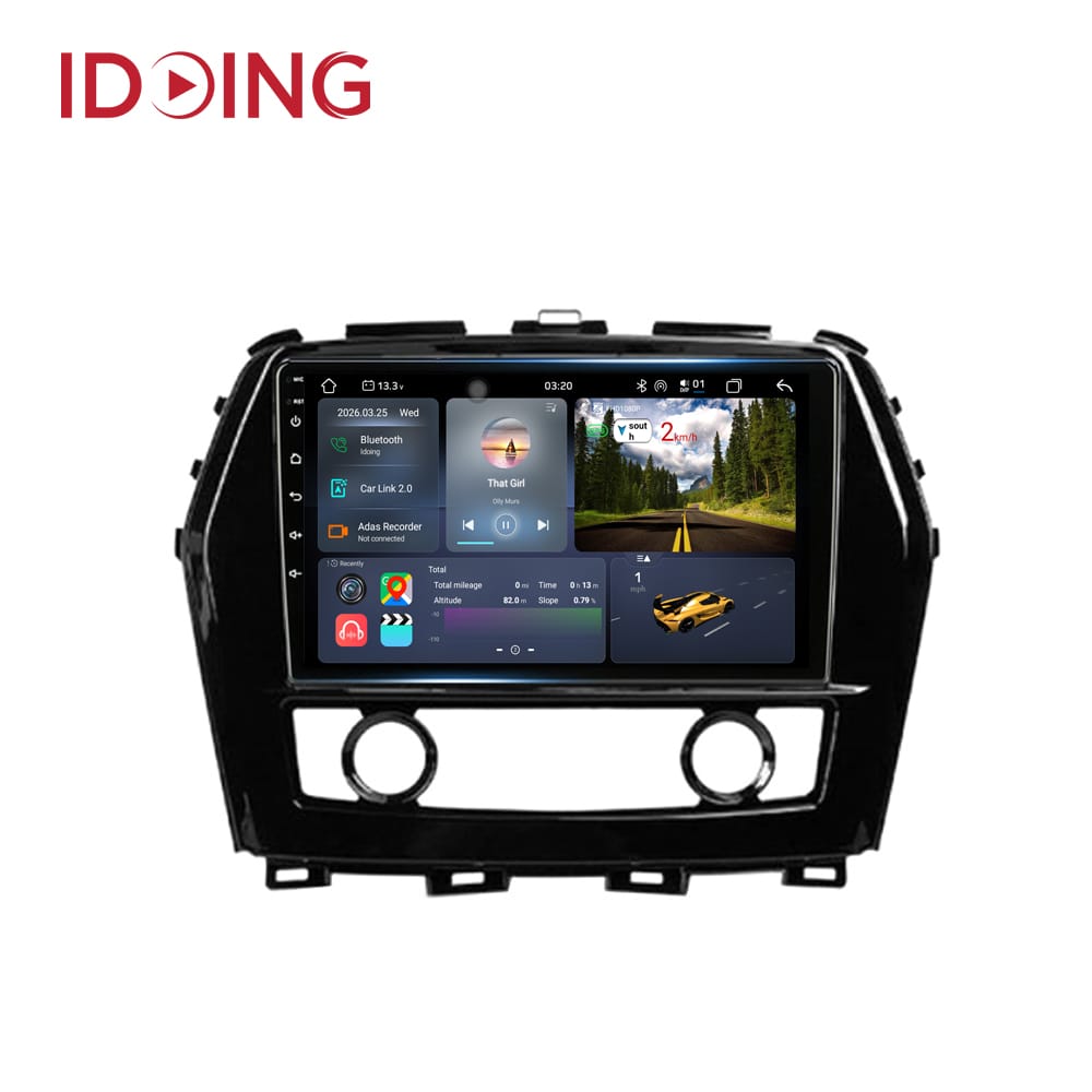 Idoing 9 inch Car Stereo Head Unit For Nissan Maxima A36 2015-2020 Androidauto Radio Multimedia Video Player GPS Navigation Audio
