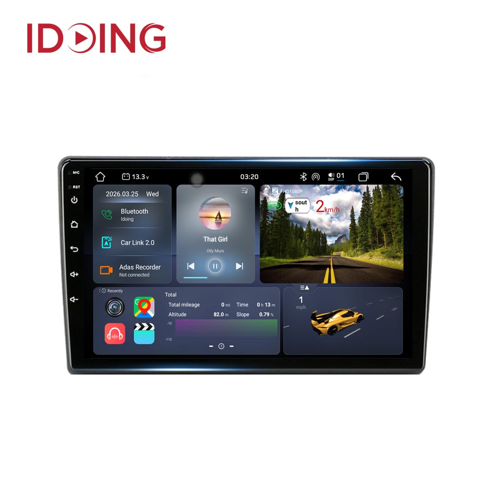 Idoing 9"Android Head Unit Stereo For Kia Ceed ED 2006-2012 Car Radio Multimedia Video Player Navigation GPS 6G+128G 360 Surround View Camera No 2din