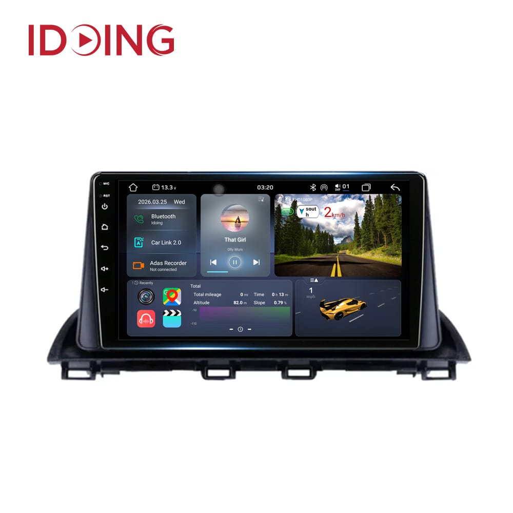 Idoing 9 inch Android Head Unit For Mazda 3 Mazda3 3 Axela BM 2013-2017 Car Radio Stereo Multimedia Audio Player Navigation GPS No 2din