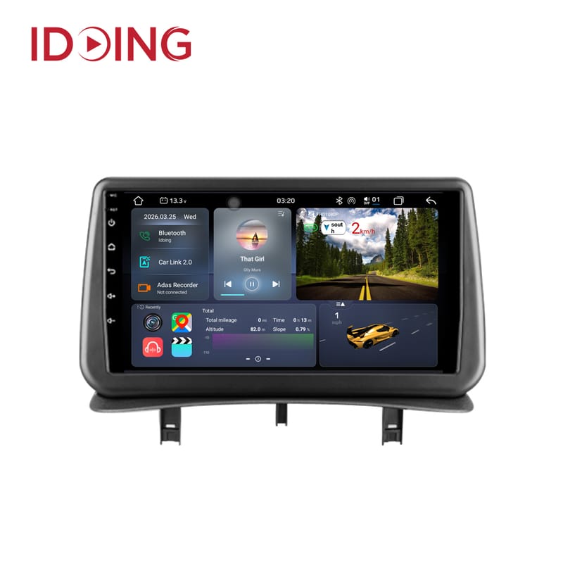 Idoing 9 inch Car Android Stereo Head Unit For Renault Clio 3 2005 - 2014 Radio Multimedia Video Player GPS Navigation