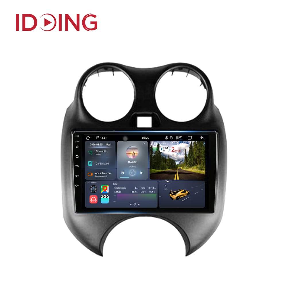 Idoing 9 inch Car Stereo Head Unit For Nissan March K13 2010-2013 Android Radio Multimedia Video Player GPS Navigation Audio No2din