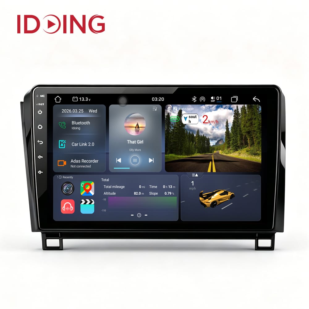 Idoing 10.2 inch Android Head Unit Car Radio Multimedia Player For Toyota Tundra XK50 2007-2013 Sequoia XK60 2008-2017 Navigation GPS No2din