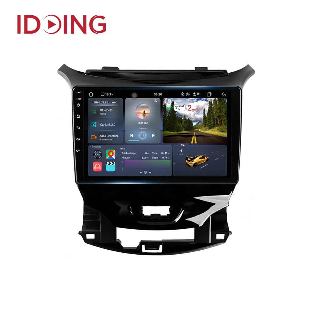 Idoing 9inch Android 13 Radio Head Unit For Chevrolet Cruze 2 2015-2023 Car Radio Multimedia Video Player Navigation Stereo GPS Wireless Carplay and Android Auto