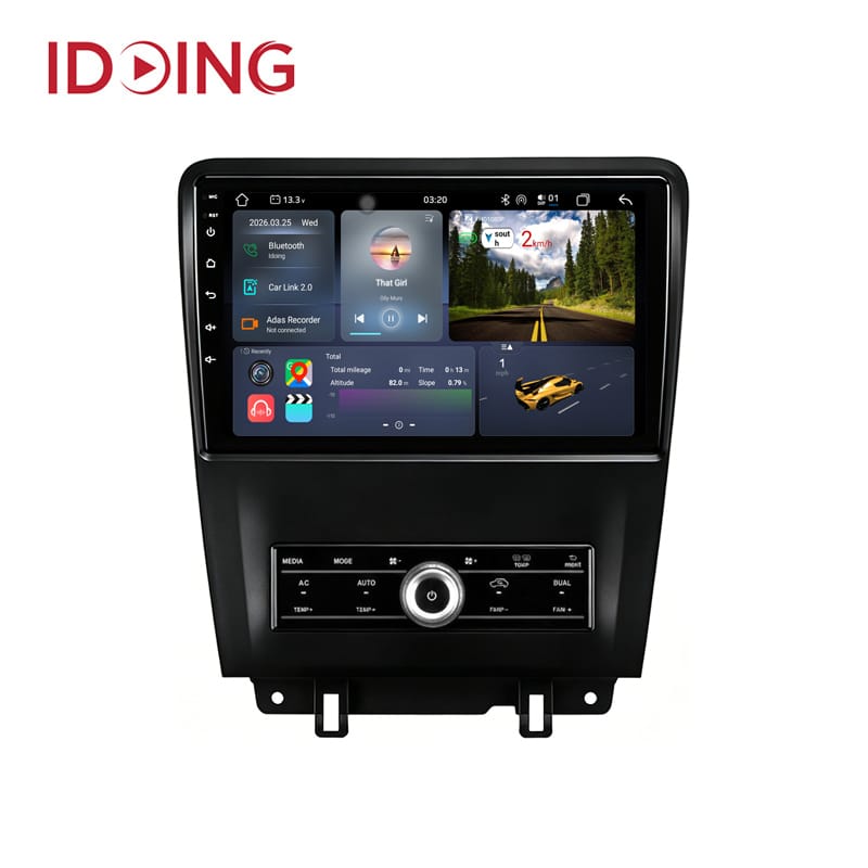 Idoing 10.2inch Android 13 Radio Head Unit For Ford Mustang 2009-2014 Car Audio Stereo Radio Multimedia Video Player Navigation GPS Plug And Play DSP Carplay Android Auto