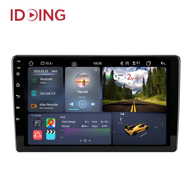 Idoing 10.2 inch Android 13 Radio Head Unit For Silverado/Tahoe/Suburban/Enclave/GMC Yukon/Sierra/Hummer H2 Car Audio Multimedia Video Player Navigation GPS Plug And Play DSP Carplay Android Auto
