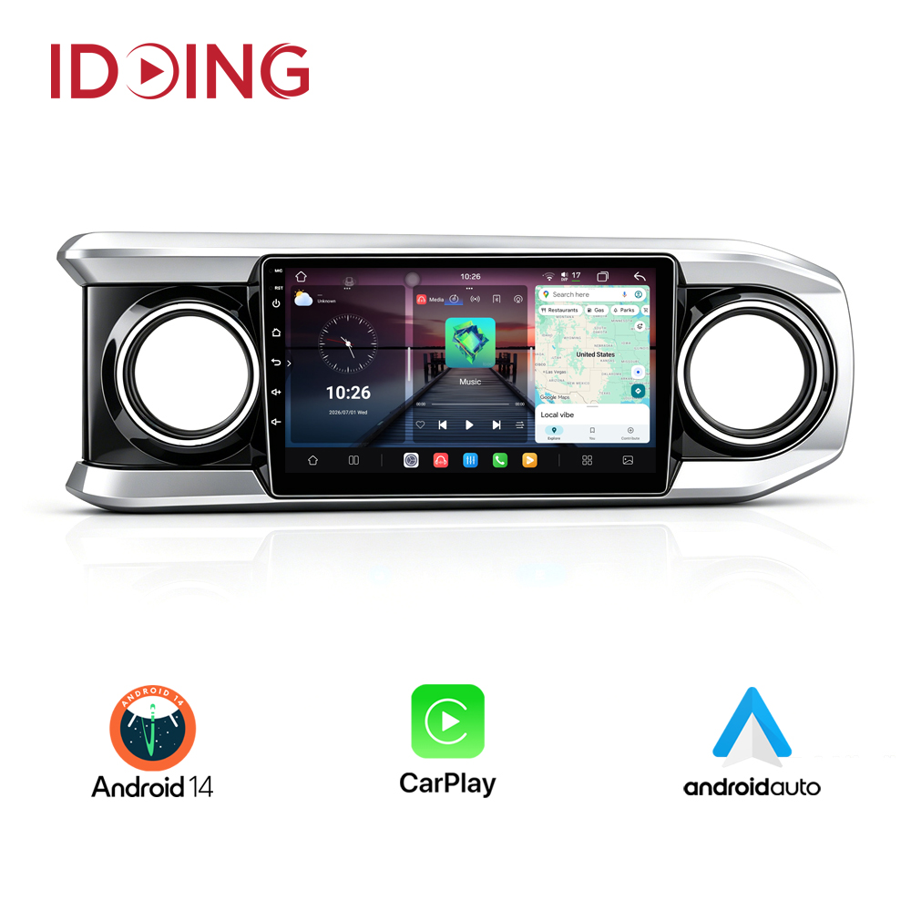 Idoing 9 inch Android Auto Carplay Car Stereo Radio Player For