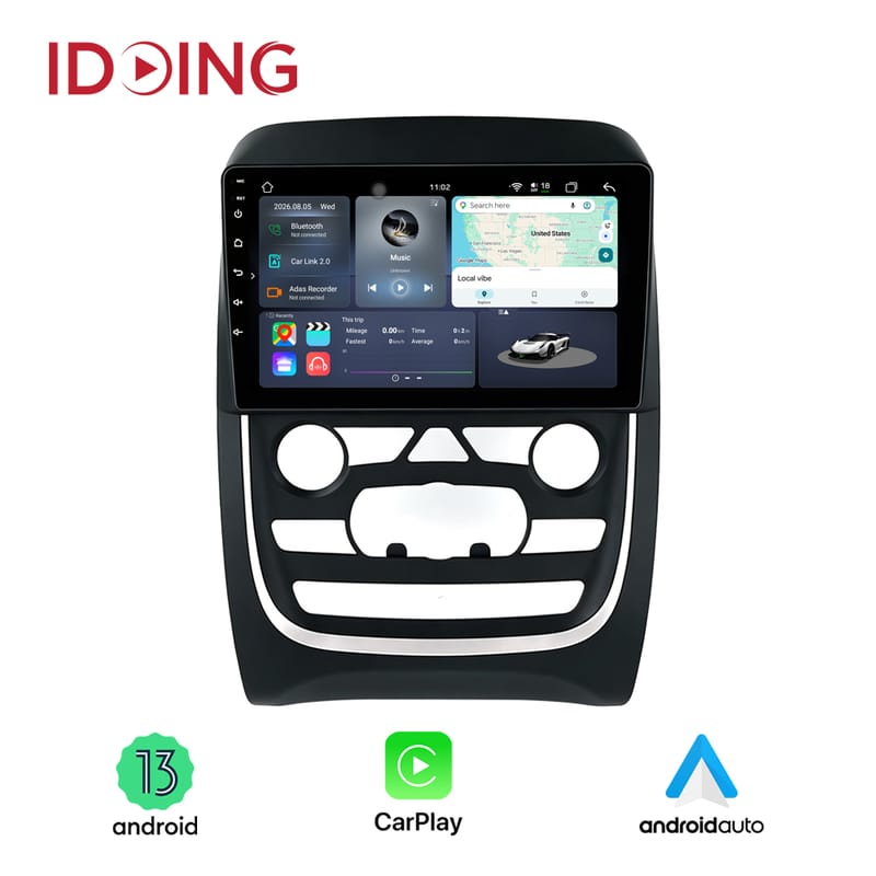 Idoing 9inch Android 13 Radio Head Unit For Dodge Durango 2014-2020 Car Audio Stereo Radio Multimedia Video Player Navigation GPS Plug And Play DSP Wireless Carplay Android Auto