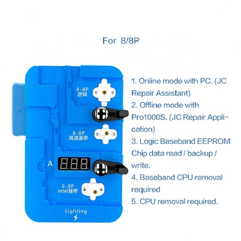 JC Baseband/Logic EEPROM Chip Non-Removal Read/Write Module for iPhone 8/8 Plus