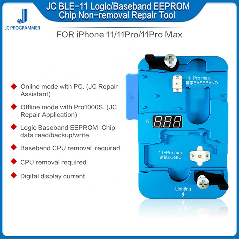 JC Baseband/Logic EEPROM Chip Non-Removal Read/Write Module for iPhone 11/11 Pro/11 Pro Max